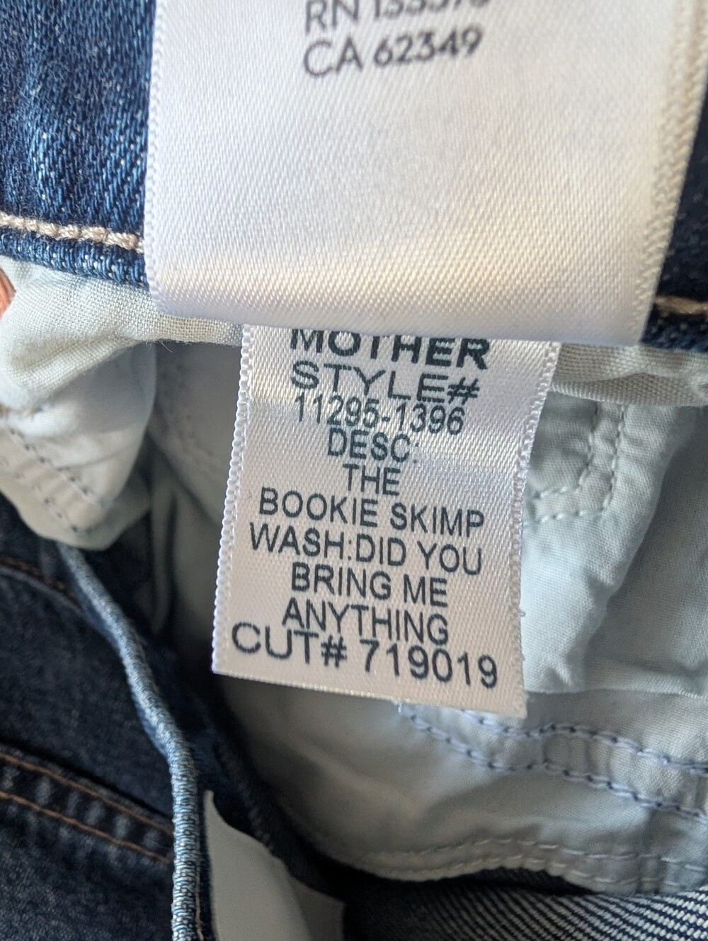 MOTHER SUPERIOR The Bookie Skimp In Did You Bring Me Anything Sz 25 $268 NWT - Picture 15 of 15